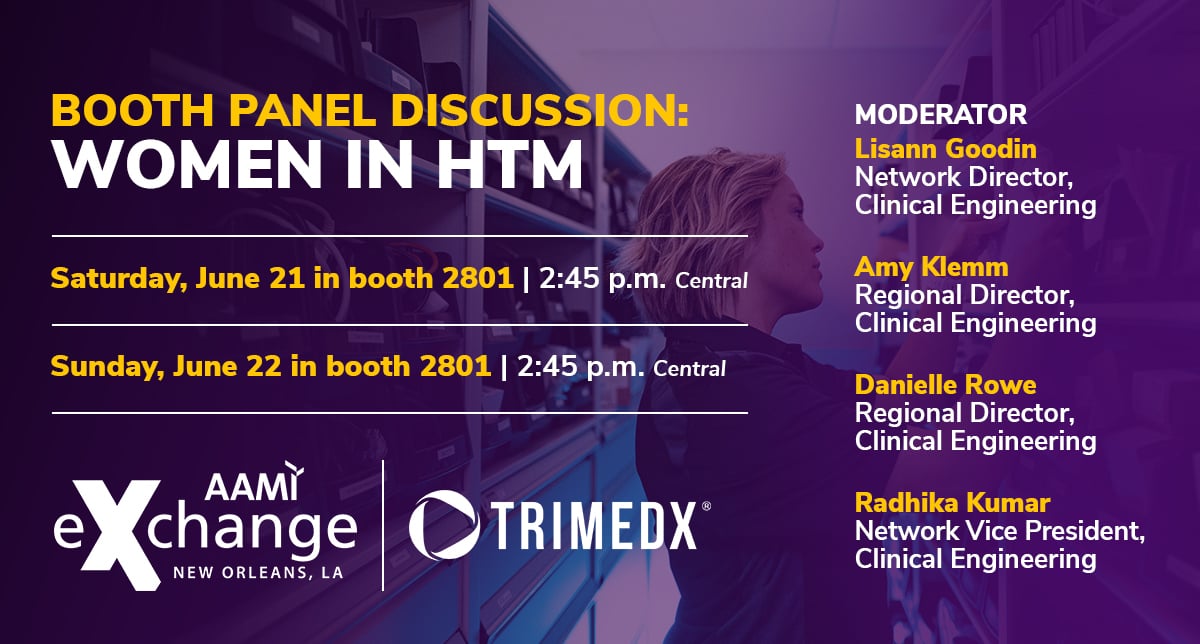 TRIMEDX at AAMI eXchange - Panel discussion: Women in HTM