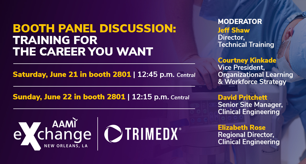 TRIMEDX at AAMI eXchange 2025 - Panel discussion: Training for the career you want