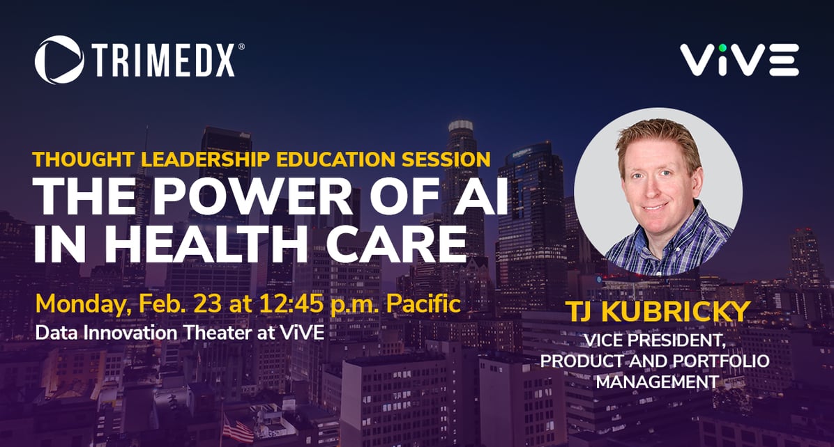 The Power of AI in Health Care on Feb. 23 at 12:45 p.m. Pacific
