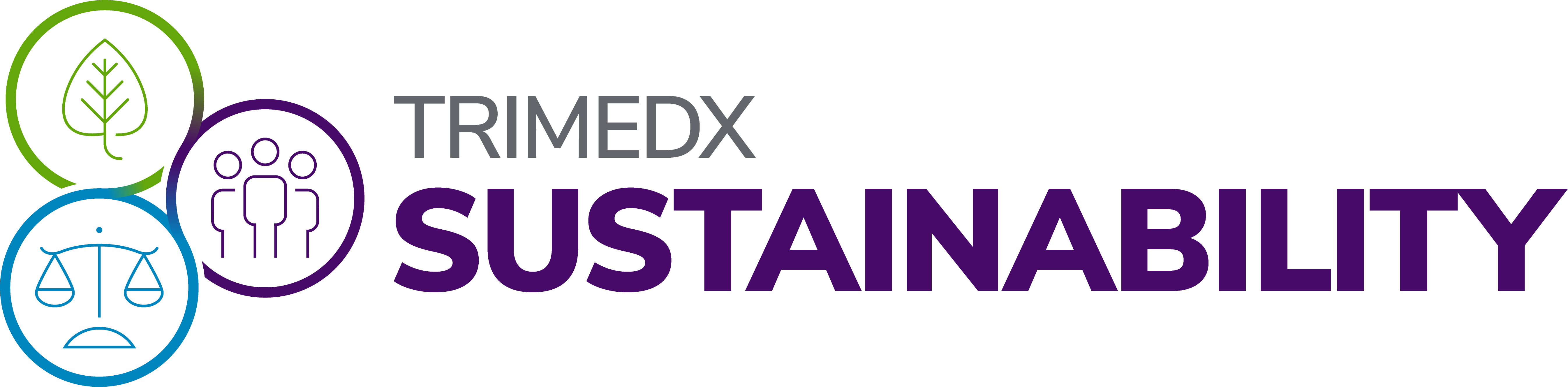 941872-122022 - Logo - TRIMEDX Sustainability wordmark FINAL - Full color RGB 941872-122022 - Logo - TRIMEDX Sustainability wordmark FINAL - Full color RGB