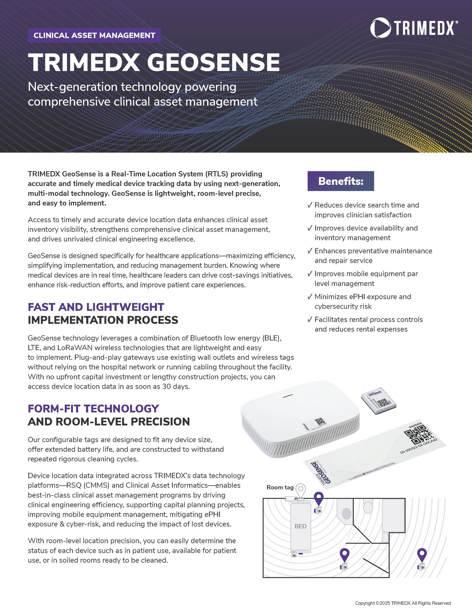 TRIMEDX GeoSense a real-time location system resource guide