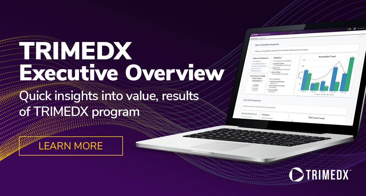 TRIMEDX Executive Overview delivers health system leaders key insights into program value and results.