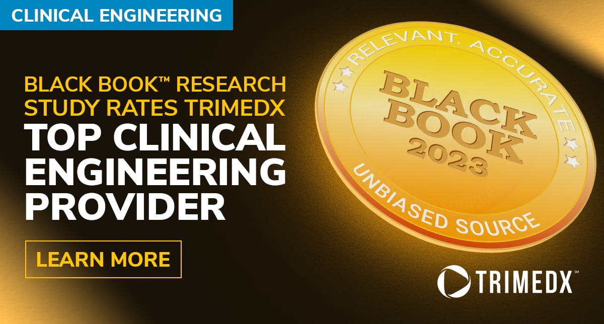 Black Book™ Research study rates TRIMEDX top clinical engineering provider