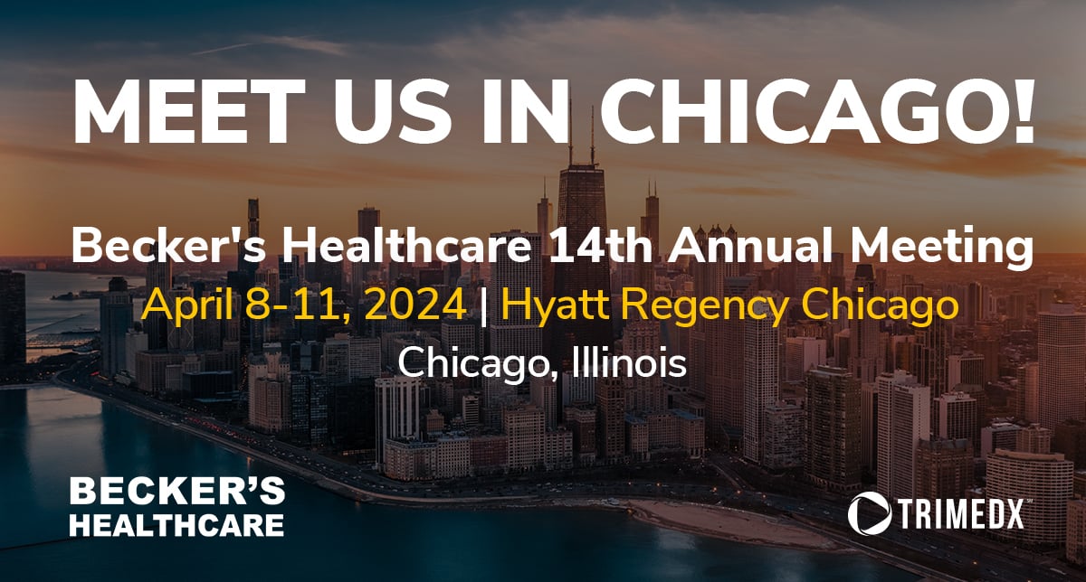 TRIMEDX is attending the Becker's Healthcare 14th Annual Meeting on April 8-11 in Chicago, Illinois.