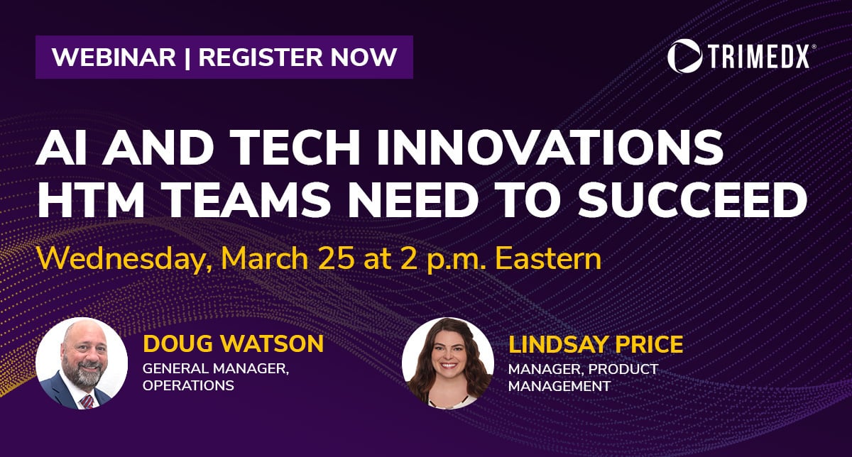 Upcoming webinar: AI and tech innovations HTM teams need to succeed