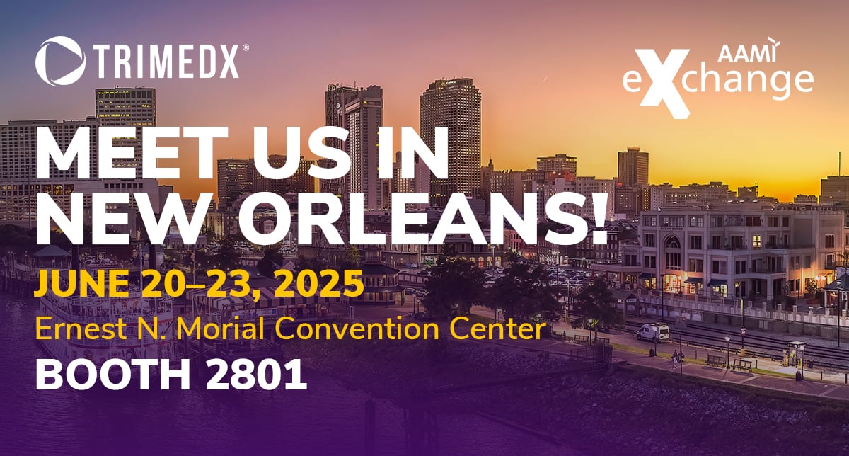 Meet TRIMEDX at AAMI eXchange, June 20-23, 2025.
