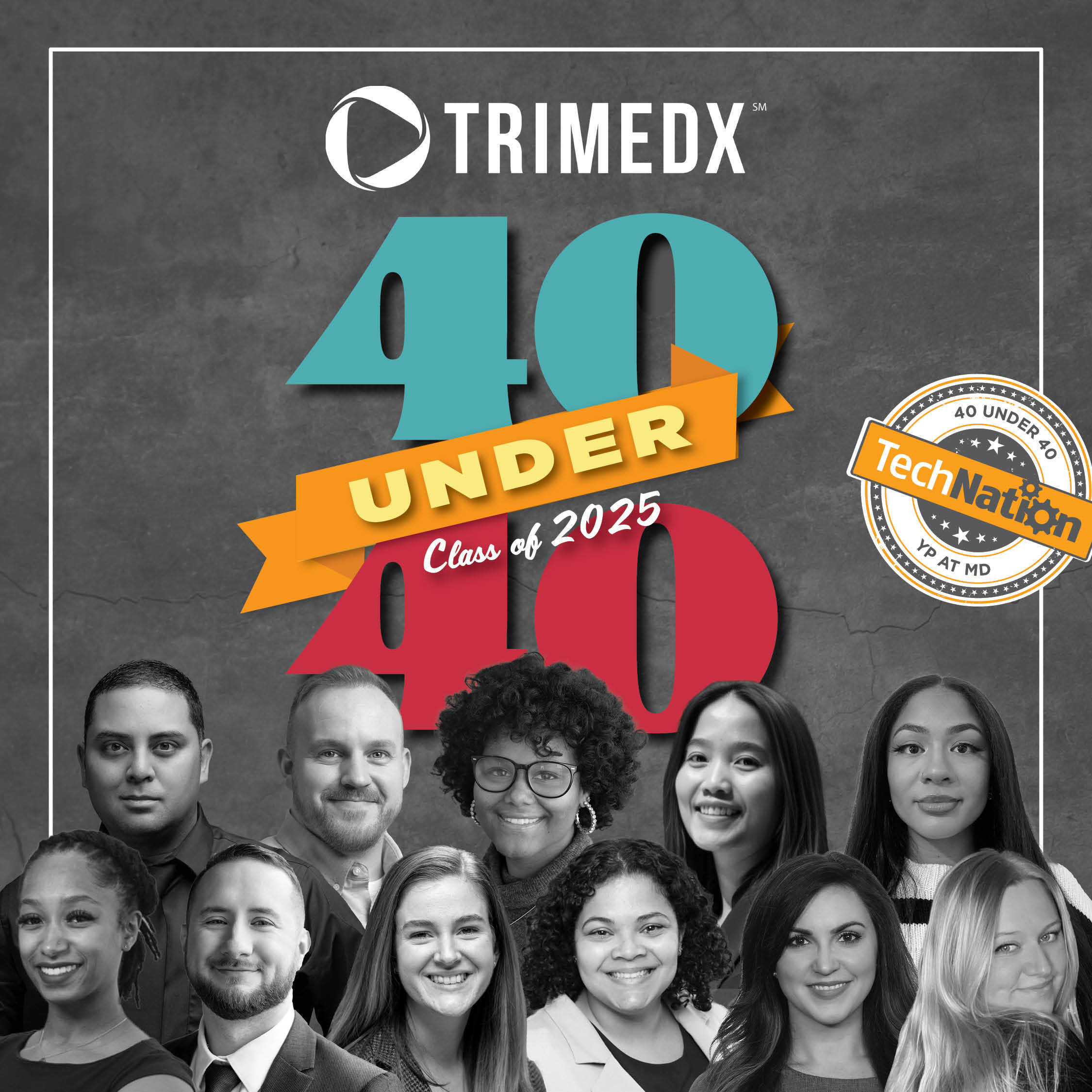 TRIMEDX associates recognized in TechNation’s 2025 40 under 40
