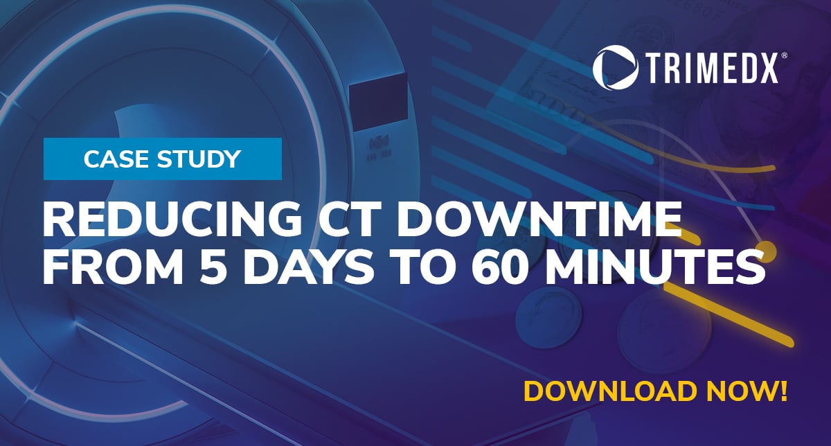 TRIMEDX Case Study: Reducing CT downtime from 5 days to 60 minutes