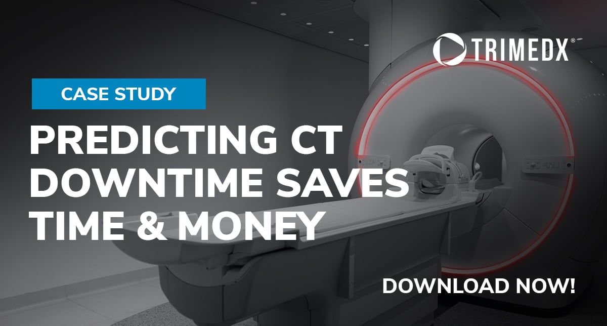 TRIMEDX Case Study: Predicting CT Downtime Saves time and money