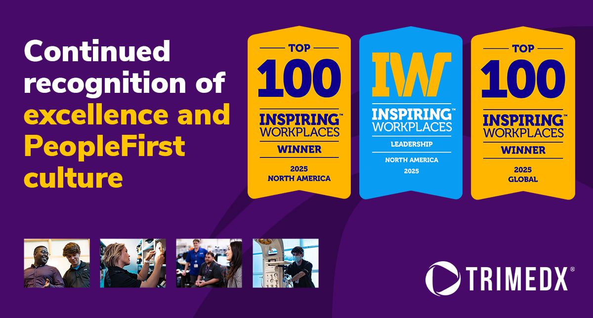 TRIMEDX named a Top 100 Global Inspiring Workplace in 2025