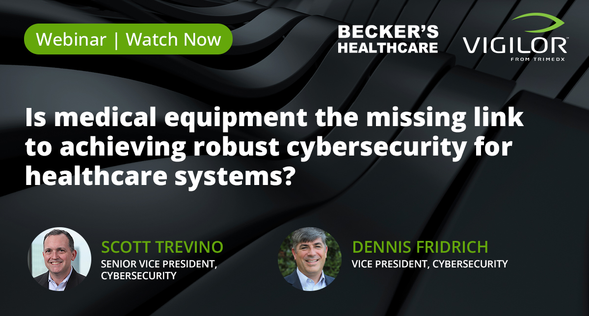 Watch now: Why medical equipment may be the missing link to reaching robust cybersecurity
